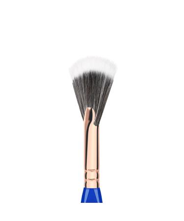 Bdellium Tools Professional Makeup Brush - Golden Triangle 925 Duo Fibre Fan | Vegan Soft Synthetic Fibers | Lightweight Application & Highlighting (Blue 1pc - Buy Online on GoSupps.com