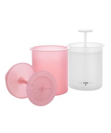 Beautyflier Facial Cleanser Foam Cup - 2 Pieces Whip Bubble Maker for Skin Cleansing - White & Pink - International Shipping - Buy Online on GoSupps.com