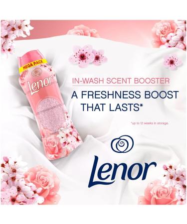 Lenor Laundry Perfume In-Wash Scent Booster Cherry Blossom & Rose Water 570g More Of The Scent You Love 570 g (Pack of 1) - Buy Online on GoSupps.com