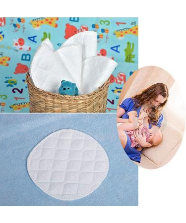 Organic Bamboo Nursing Breast Pads - 20 Pcs, Washable & Reusable | Highly Absorbent & Hypoallergenic Nipple Covers for Breastfeeding - Buy Online on GoSupps.com