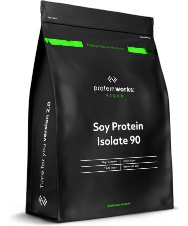 The Protein Works Soy Protein Isolate Powder - 100% Plant-Based | Low Fat | No Added Sugar | Gluten-Free | Caramel Macchiato Flavor - 2kg - Buy Online on GoSupps.com