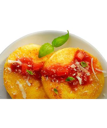 San Gennaro Gluten-Free Polenta Basil & Garlic 18 oz Pack of 6 | Vegan, Kosher, Pre-Cooked | Fat-Free, Cholesterol-Free, Preservative-Free | Includes Recipes Booklet Bundle - Buy Online on GoSupps.com