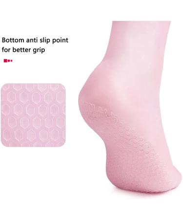 Silicone Moisturizing Socks All Round Wrapping Reduce Fine Lines Silicone Gel Socks Improve Drying for Home for Women(L) - Buy Online on GoSupps.com
