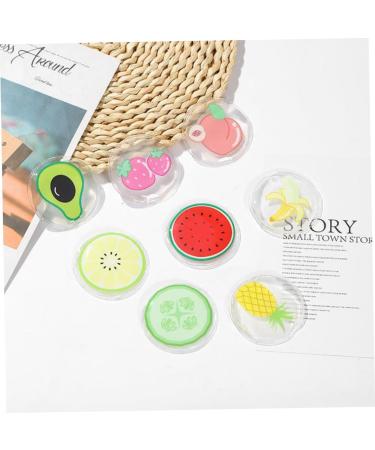 FRCOLOR 8 Pieces Eye Cooling Gels Cold Eye Pads Ice Eye Patches Cooling Package For Eyes Cooling Eye Pack Treatment Package For Eye Gel Gel Eye Protection Summer PVC Fruit - Buy Online on GoSupps.com