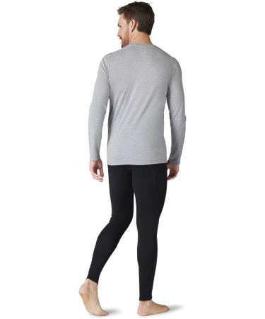 Smartwool Men's Merino 250 Baselayer Crew - Large Light Gray Heather - Buy Online on GoSupps.com