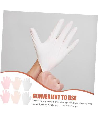 Healeved 3 Pairs Cover Lotion Gloves Gloves Gloves Moisturizing Overnight Gloves for Dry Dry Gloves Foot Girl Child Silica Anti-Crack - Buy Online on GoSupps.com