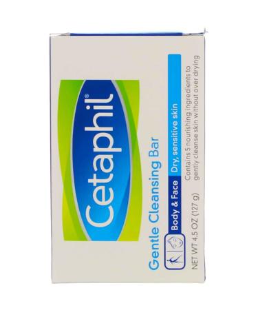 Cetaphil Gentle Cleansing Bar 4.5 - Pack of 2 | Gentle Cleanser for Sensitive Skin - Buy Online on GoSupps.com