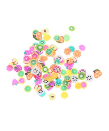 Healeved 3 Packs Nail Art Accessories Nail Art Decoration Flower Nail Art Slices Nails Decoration Animal Decor Appliques Embellishments Manicures Ornament Nail Art Supplies Fruit Filler