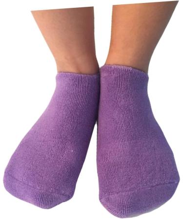 Housoutil Exfoliating Hand Gloves Hands Whitening Gloves Hydrating Gloves Dry Hands Spa Moisture Socks Plantar Silicone Heel Sock Dry Skin Gloves Women Indoor Purple Gel - Buy Online on GoSupps.com