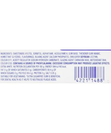 Wrigley's Extra Ice Spearmint Chewing Gum Sugar Free 30 x 10 each - Buy Online on GoSupps.com