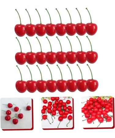 Cabilock 250 Pcs False Cherry Kids Toys Home Decor Fake Fruit Simulated Cherry Decor Fake Cherry Photo Prop for Decor Cherry Desktop Adornment Cherry Ornament Household Child Cherries Foam Redx5pcs 3x3cmx5pcs - Buy Online on GoSupps.com