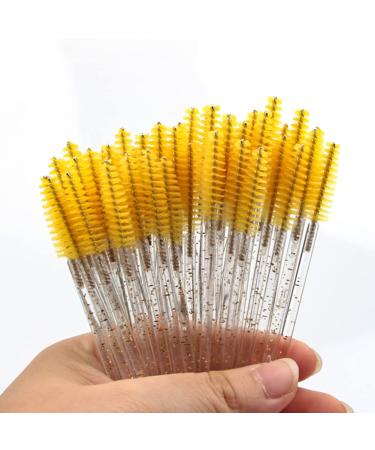 Buy AKOAK 100 Pcs Disposable Lip Brushes & Eyelash Wands - Perfect for Lip Gloss & Makeup Application Yellow Beauty Kit - Ships Worldwide - Buy Online on GoSupps.com