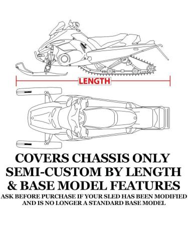 Snowmobile Sled Storage Cover for Polaris INDY 500 (1998-2006) | 200 Denier Strength - Buy Online on GoSupps.com