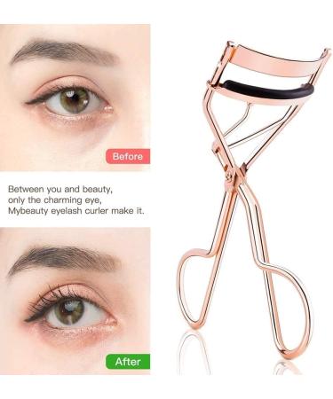 FRAVA Rose Gold Stainless Steel Eyelash Curler Set. Designed for No Pinching or Pulling Just Dramatically Curled Eyelashes & Lash Line in Seconds - Buy Online on GoSupps.com