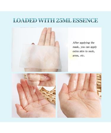 mercham 8 Pcs Sheet Face Mask Pure Natural Plant Extracts Hydrating Moisturizing Deep Cleansing Pores Nourishing Anti-aging Sheet Masks Multipack for All Skin Types Face Masks Skincare - Buy Online on GoSupps.com