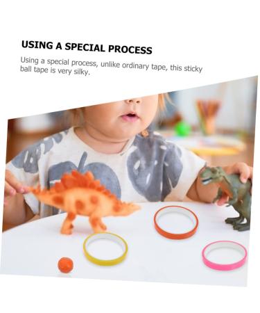 Lurrose 24 Rolls Sticky Ball Tape Casual Booking Plastic Child - Buy Online on GoSupps.com