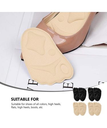 Lurrose 4 Pairs Sponge forefoot pad high heel liners gel Forefoot insert high heel insoles Non Slip Shoe Insert metatarsal insoles Shoe Pad 4d mesh stretch fabric - Buy Online on GoSupps.com