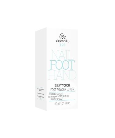 Alessandro SPA Silky Touch Foot Powder Lotion 30ml - Soothing Foot Care for All Skin Types | International Shipping Available - Buy Online on GoSupps.com