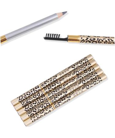 2 pi ces Crayon Sourcils Double Embout L opard avec Brosse Marron Imperm able Naturel pour Maquillage Professionnel et Usage Quotidien - Buy Online on GoSupps.com