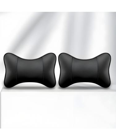 LHLUCKY 2pack Car Neck Pillow for MG 3 Hybrid+ MG3 20242025 Headrest For The Car Auto Neck Pillow Headrest Black
