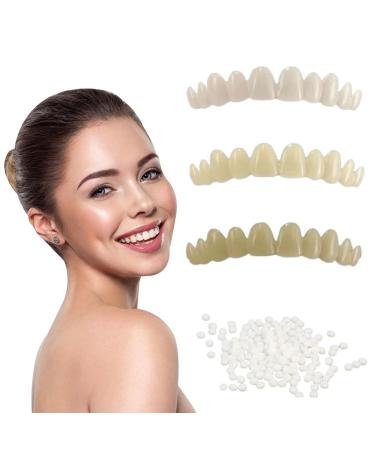 Wrong teeth veneers teeth for plug in prostheses teeth cosmetic veneers teeth set veneers teeth cosmetic tooth cover fake teeth provisional immediate denture - Buy Online on GoSupps.com