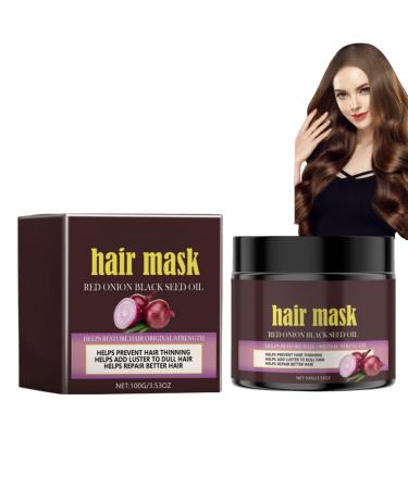 SssHfff Onion Hair Mask, Biotin Hair Mask, Deep Conditioning, Increases Shine, Deep Moisturizing Repair Mask