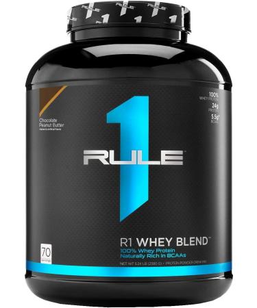 R1 Whey Blend 68 Servings - Chocolate Peanut Butter & Fudge Combo (Pack of 1) - Buy Online on GoSupps.com