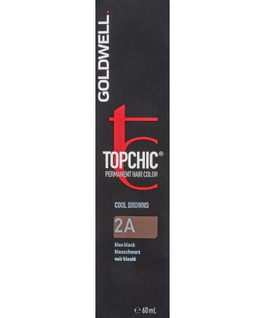 Goldwell Topchic Hair Color Blue Black 2A 60 ml | Premium International Shipping - Buy Online on GoSupps.com