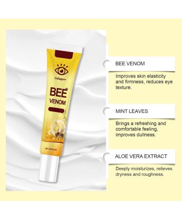  YOENBG Set of 5 collagen and bee eye creams anti-aging youthful resistance bee eye moisturizing cream wrinkle reduction instant solid eye cream (5 - Buy Online on GoSupps.com