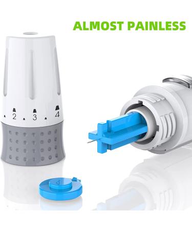 Metene Twist Top Lancets 100ct 30G - Diabetic Blood Sugar Test Lancets, Sterile & Blue - Best Value - Buy Online on GoSupps.com