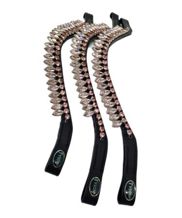 Tyssons Breeches Drop Herring strap Strass Drops Rosa Blue Leather Black Glitzer Headband For Tree's Minishetty Shetty VB WB X Full X Full Rosa