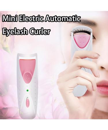 Electric Eyelash Curler Heated Eyelash Curler with Silicone Heating Pads Fast Heating Natural Curling Lash Styling Tool for Women Makeup (Set B) - Buy Online on GoSupps.com