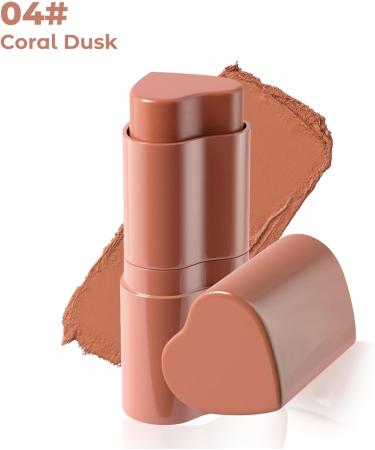  G n rique Cream Blush | Heart-Shaped Cheek Contour High-Pigment 2-in-1 Cream Blush for Women for Girls for Travel for Face Natural Beauty Makeup for Eyes for Lips for - Buy Online on GoSupps.com