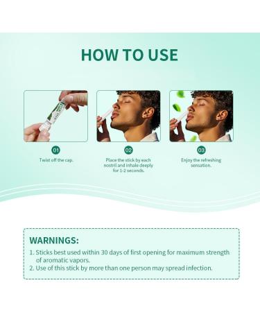 Nasal Stick Instant Relief and Refreshment Travel Size Quick Acting Long Lasting Invigorating Scent Non Irritating Nasal Inhaler (Large Mint Strong Mint Grapefruit Lavender Green Tea) Mint Strong Mint Grapefruit  - Buy Online on GoSupps.com