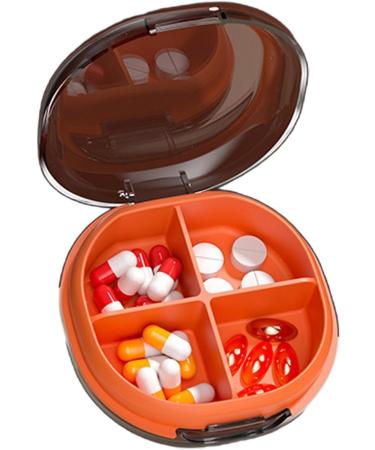 Travel Pill Organizer - Daily Meds Storage Container for Trips & Dietary Supplements - Buy Online on GoSupps.com