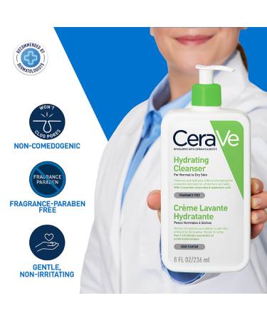 CeraVe Moisturizing Cleanser for Normal to Dry Skin - Fragrance-Free 236 ml | International Shipping Available - Buy Online on GoSupps.com