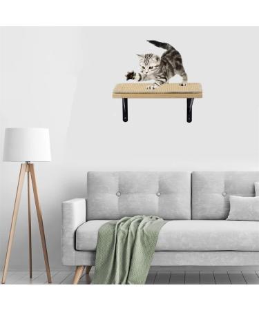 Wall-Mounted Cat Hammock & Climbing Stairs - Sleeping, Playing, and Climbing - Supports 40 Pounds - Universal for Winter & Summer - Buy Online on GoSupps.com