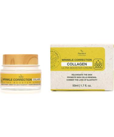 Purifect Wrinkle Correction Collagen Ultra Booster Cream Anti-Aging and Anti Wrinkle Face Cream Strengthens and Hydrates Skin Youthful and Glowing Complexion 50ml - Buy Online on GoSupps.com