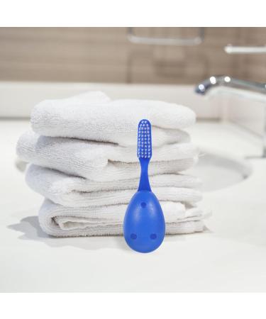 Baluue Thumbprint Toothbrush - Portable Short Handle Soft Bristles for Travel & Security Use - Buy Online on GoSupps.com