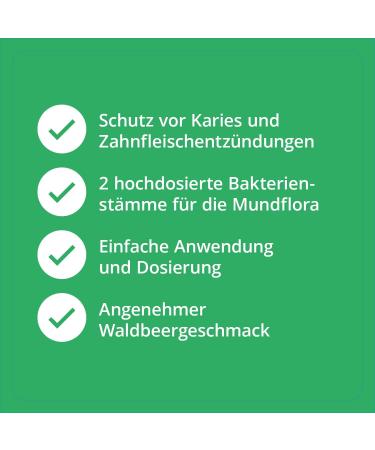 Dental Repair Lozenges - 120 Vegan Lozenges | Protection Against Caries Periodontitis & Gum Infections | High Dose 1 Billion KBE - International Shipping - Buy Online on GoSupps.com