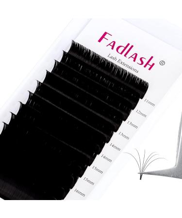Fadlash Easy Fan Lashes DD Curl 0.07 11-19mm Mixed Length Russian Eyelashes Extensions - Buy Online on GoSupps.com