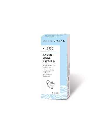 Magnivision daily lenses Premium 6 pieces of soft contact lenses for -2.75 dpt. Contact lens with silicone hydrogel material and UV filter for long wearing times without preservatives -2.75 - Buy Online on GoSupps.com
