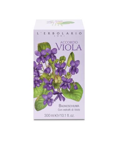 LErbolario Shower Gel Accordo Viola 10.1 oz - Moisturizing Floral Powdery Body Wash with Violet Extracts - Cruelty-Free International Shipping - Buy Online on GoSupps.com