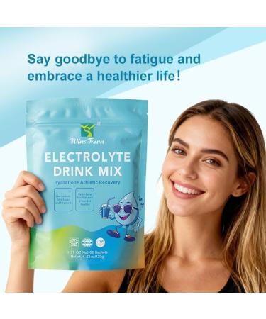 FARWIX Electrolyte Drink Mix Powder Zero Sugar Low Sodium Hydration Supplement for Fast Electrolyte Replenishment Supports Energy&Athletic Recovery 20 Travel Sachets - Buy Online on GoSupps.com