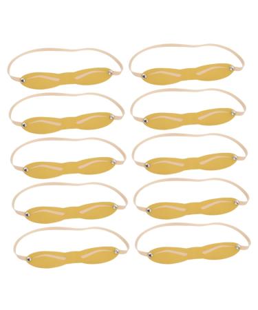 WOONEKY 10pcs Eyebrow Practice Skin Artificial Skin Waterproof Brow Pencil Eyebrow Fake Skin 22X3X0.2CM As Shown