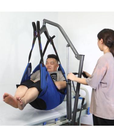 Full Body Patient Lift Sling Universal Full Body Mesh Lift Sling with Commode Opening Transfer Sling for Patients Shower Bath Toileting Sling Lift Sling for Elderly Bariatric Blue XL - Buy Online on GoSupps.com