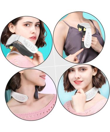 Neck Massage Device Set - Knette Massager for Back & Cervical Spine Care | White Office Health Gear | Perfect Gifts - Buy Online on GoSupps.com