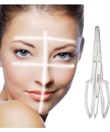Tiuimk Stainless Steel Eyebrow Microblading Triangle Ruler - Silver - Buy Online on GoSupps.com
