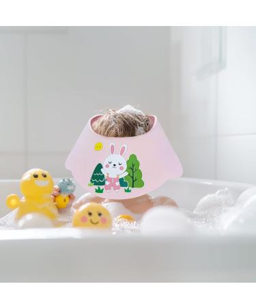 Shower Cap For Kids Toddler Bath Visor Washing Hair Water Resistant Custom Shampoo Shield Ear Protection Head Eye Cover For Washbasin pink - Buy Online on GoSupps.com