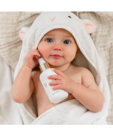 ELLAOLA Organic Baby Massage Oil | Natural Jojoba, Avocado & Argan Oil | Hydrates Sensitive Skin, Prevents Cradle Cap | 1.7 fl. oz - Buy Online on GoSupps.com